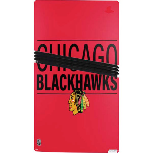 NHL Chicago Blackhawks Lineup PS5 Pro Console Skin
